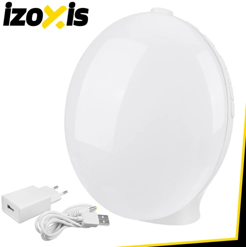 Laikrodis symulator wschodu słońca - budzik Izoxis