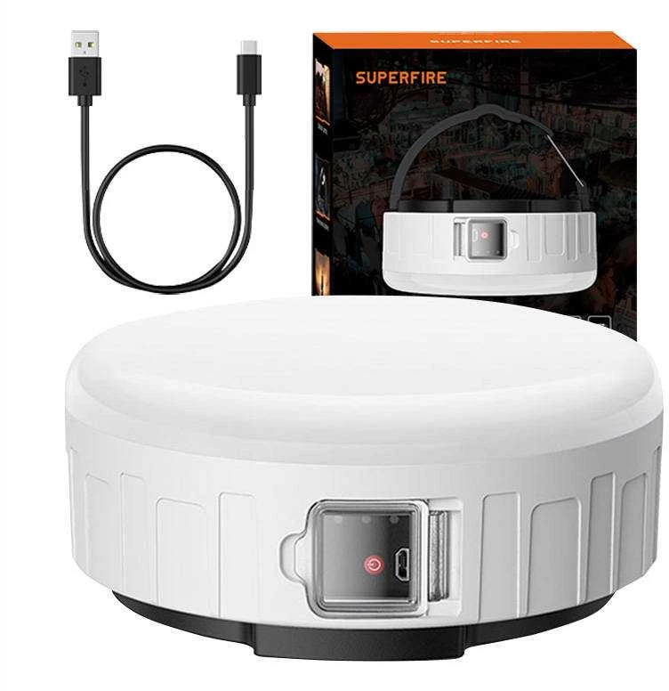 „Superfire T25“ stovyklavimo žibintas, 400 lm, USB, 3 režimai