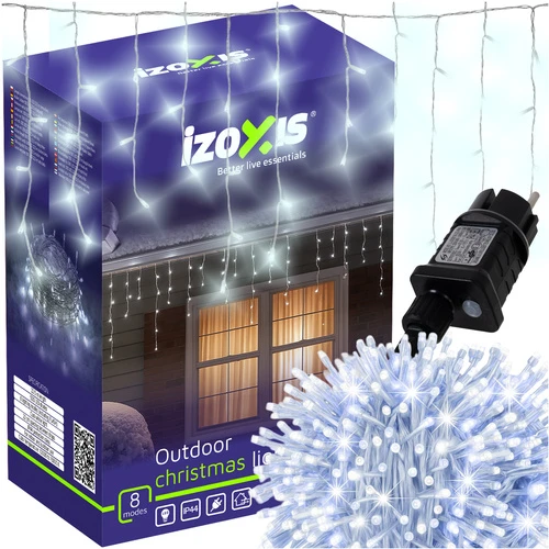 Outdoor lights 500LED 22.5m cool baltas Izoxis 26705