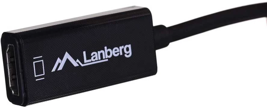 LANBERG AD-0005-BK adapteris mini DisplayPort M -> HDMI F kabelis