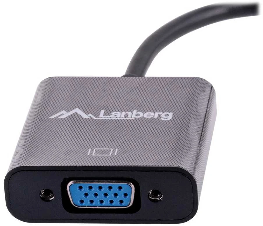 LANBERG AD-0006-BK adapteris mini Displayport M ->VGA F laidas