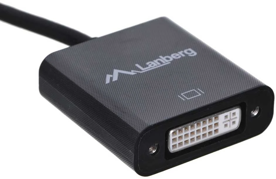 LANBERG AD-0007-BK adapteris Displayport M ->DVI-D F 24+1