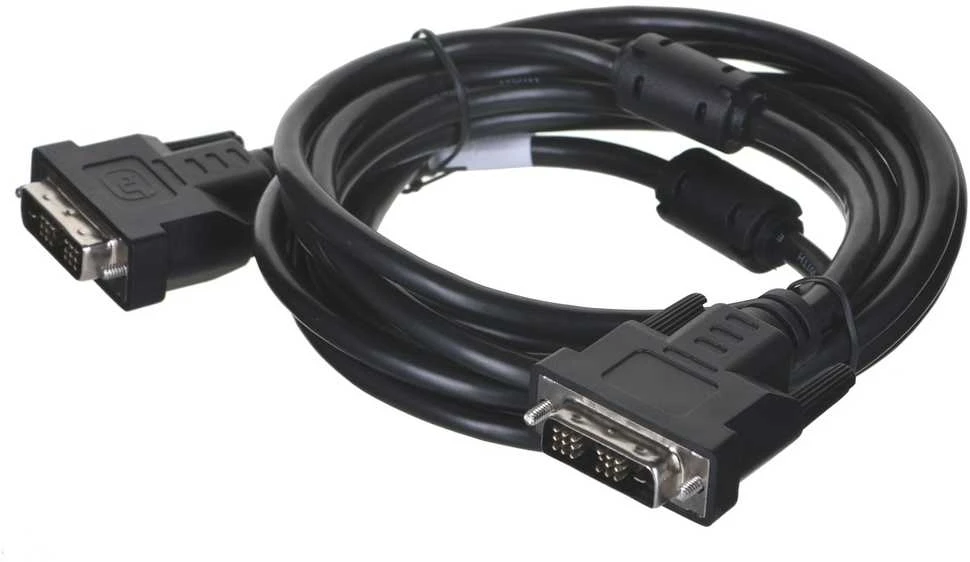 LANBERG kabelis DVI-D M 18+1 DVI-D M 18+1 3m juodas viengubas jungtis