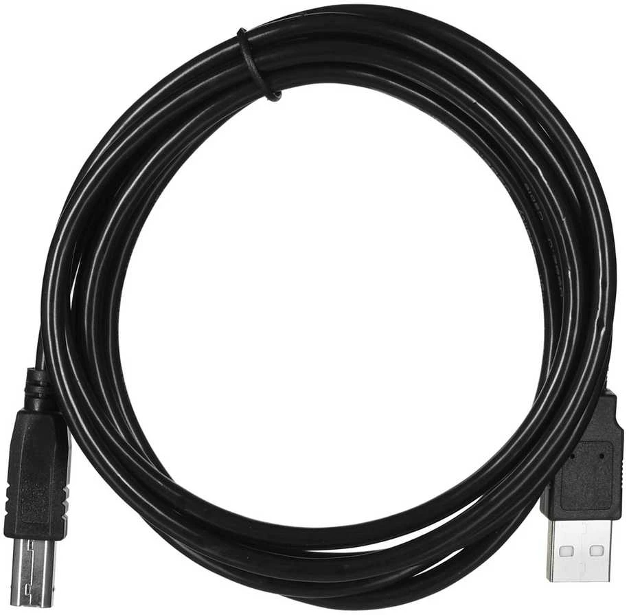 LANBERG CA-USBA-10CC-0018-BK cable USB 2.0 AM-BM 1.8m juodas