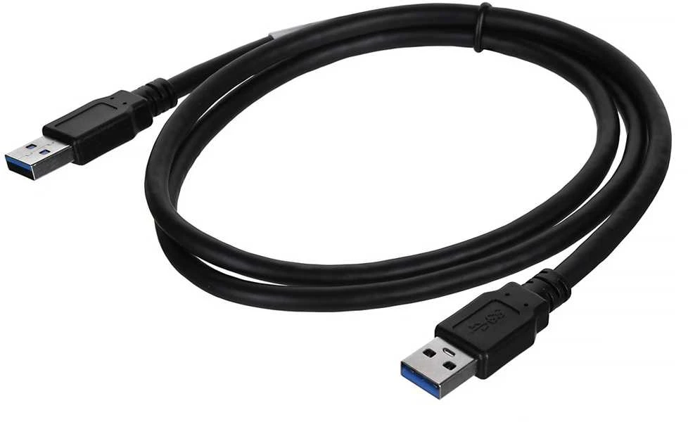 LANBERG cable USB-A M/M 3.0 1.0m juodas