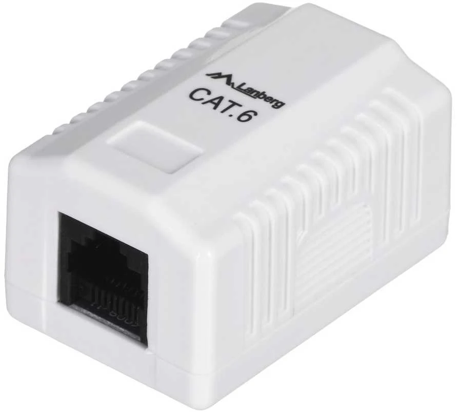 LANBERG OU6-0001-W UTP Data Box 1 prievado RJ45 neekranuotas kat. 6