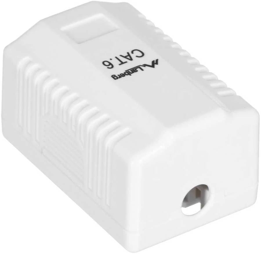 LANBERG OU6-0001-W UTP Data Box 1 prievado RJ45 neekranuotas kat. 6