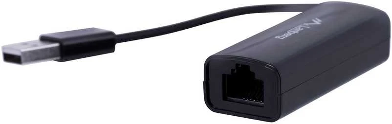 LANBERG NC-0100-01 Adapteris Lan Card USB 2.0 - RJ45 100MB ant kabelio