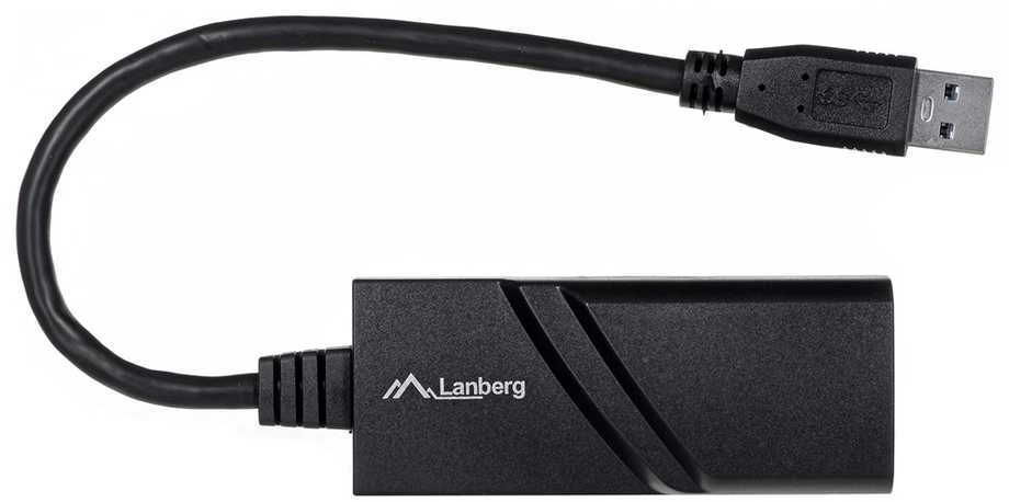 LANBERG NC-1000-01 Adapteris Lan Card USB 3.0 – RJ45 1GB ant kabelio
