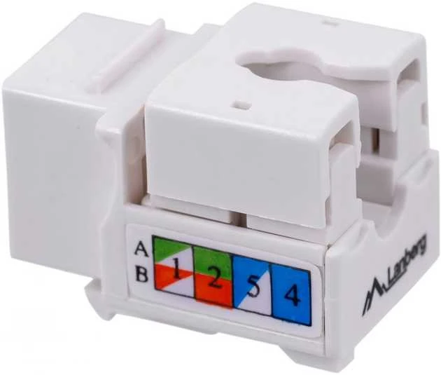 LANBERG KSU6-1090 Keystone modulis RJ45 LSA 90deg UTP Cat.6