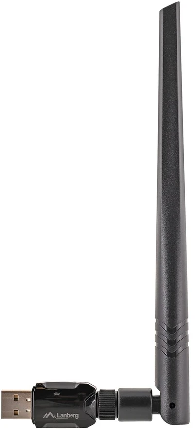 Maršrutizatorius Lanberg USB adapteris belaidžio tinklo plokštė NC-0900-WIE USB 2.0 dviejų dažnių AX900 1X išorinė antena