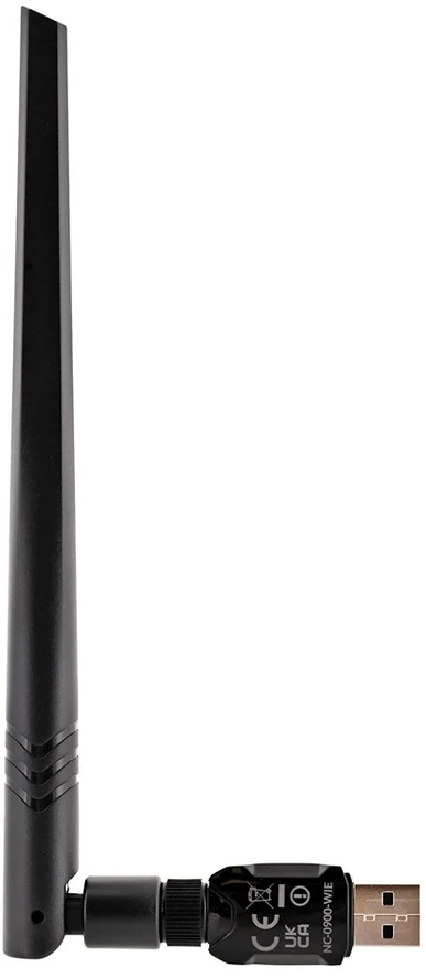 Maršrutizatorius Lanberg USB adapteris belaidžio tinklo plokštė NC-0900-WIE USB 2.0 dviejų dažnių AX900 1X išorinė antena