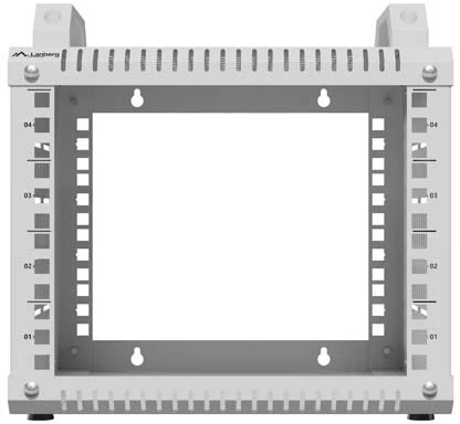 Lanberg OR10-2304-S Open Rack 10" 4U 280x300 pilkas