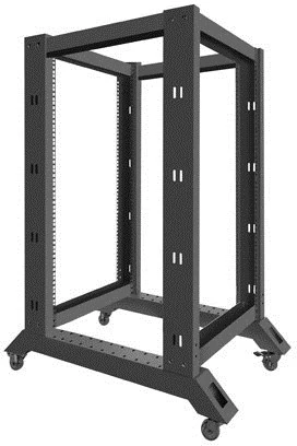 LANBERG Open rack 18U 600x800 juodas