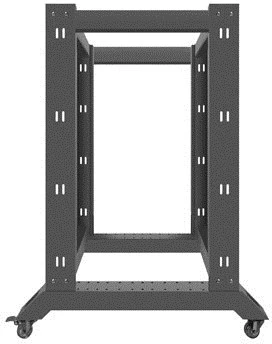 LANBERG Open rack 18U 600x800 juodas