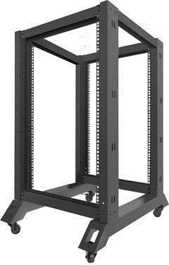 LANBERG Open rack 18U 600x800 juodas