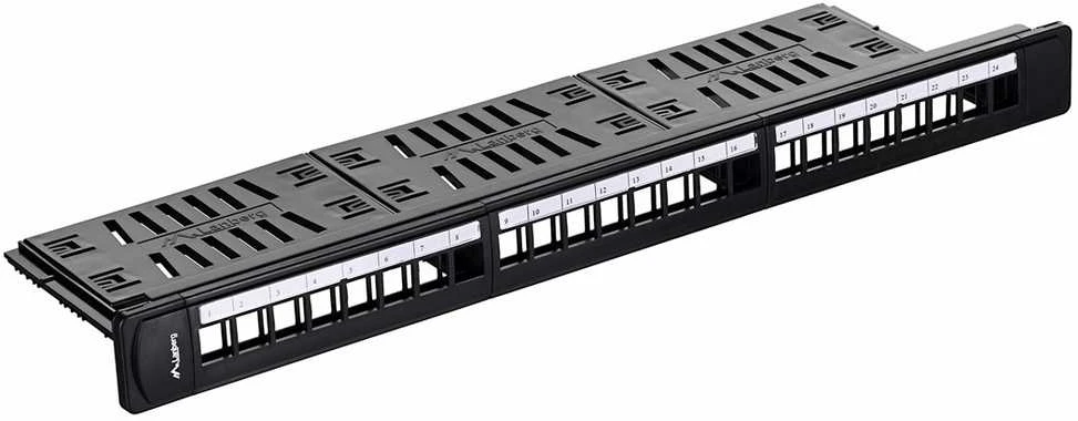 Lanberg PPKS-1124-B patch panel 1U