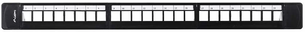 Lanberg PPKS-1124-B patch panel 1U