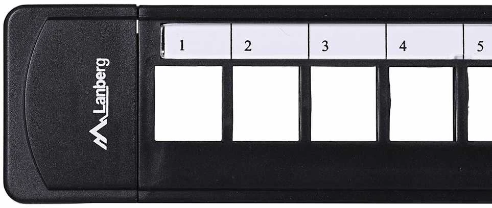 Lanberg PPKS-1124-B patch panel 1U