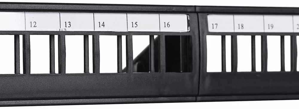 Lanberg PPKS-1124-B patch panel 1U