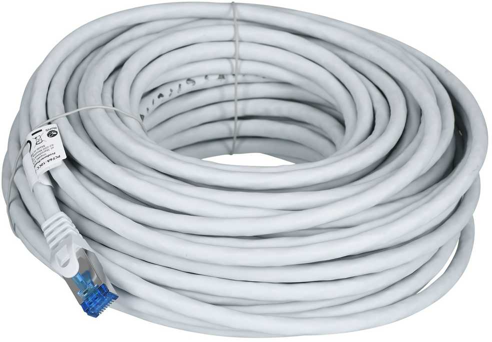 LANBERG patchcord kat.6A FTP LSZH CCA 20m pilkas