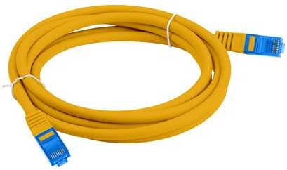 LANBERG patchcord cat.6A FTP LSZH CCA 3m oranžinis