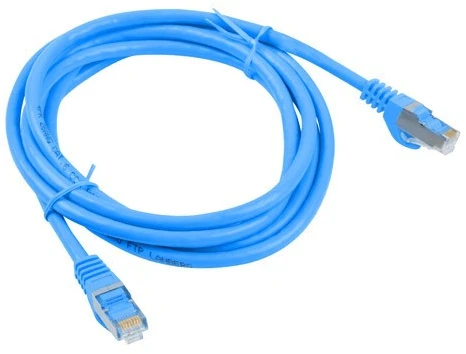 LANBERG PCF6-10CC-0050-B Patchcord RJ45 cat.6 FTP 0,5m Geltona