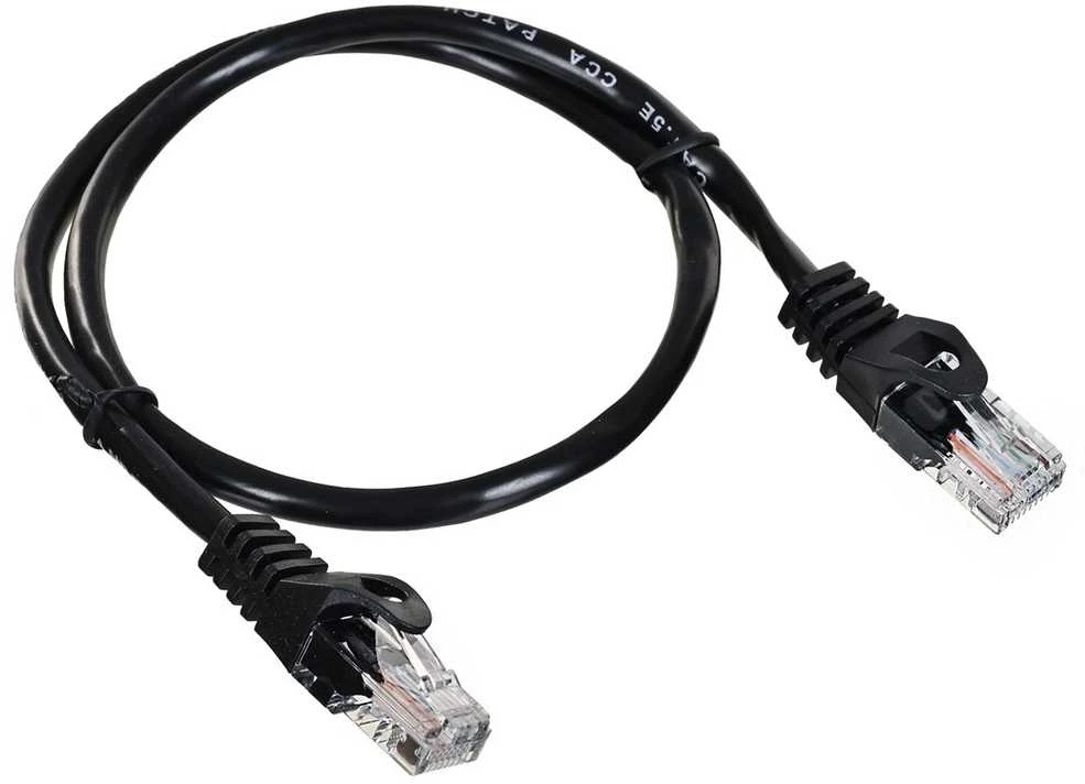 LANBERG PCU5-20CC-0050-BK Patchcord RJ45 kat. 5e UTP 0,5m judas 10-Pack