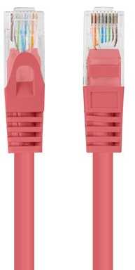 LANBERG PCU5-20CC-0050-R Patchcord RJ45 kat. 5e UTP 0.5m Raudona 10-Pak