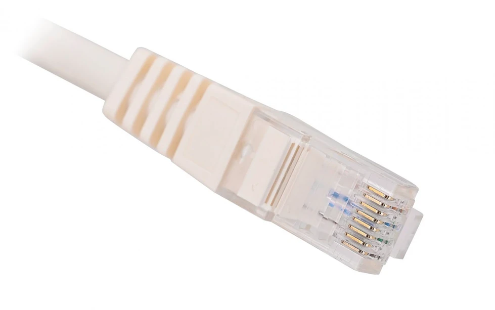 LANBERG patchcord kat.6 1m baltas