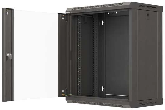 Lanberg WF03-5312-10B rack cabinet 12U Wall mounted rack Juodas