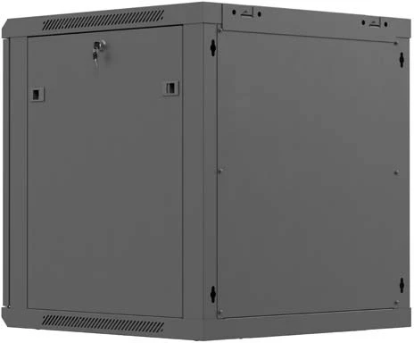 Lanberg WF01-6612-23B rack spintelė 12U prie sienos montuojama lentyna Juodas