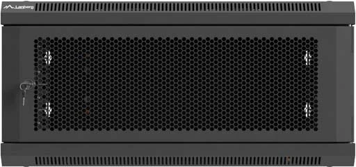 Lanberg Sieninė instaliacinė spintelė 19" 4U 600X600 | WF01-6604-23B | Juodas