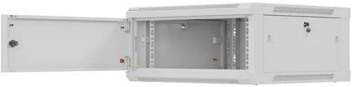 Lanberg prie sienos montuojama instaliacinė spintelė 19" 4U 600X600 | WF01-6604-00S | Pilkas