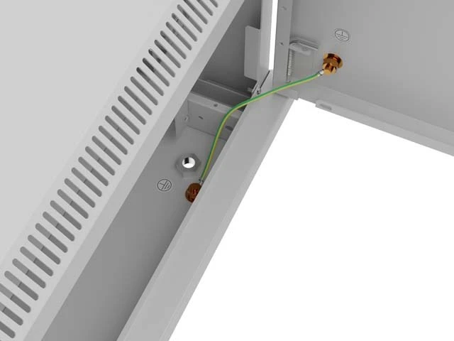 Lanberg prie sienos montuojama instaliacinė spintelė 19" 4U 600X600 | WF01-6604-00S | Pilkas