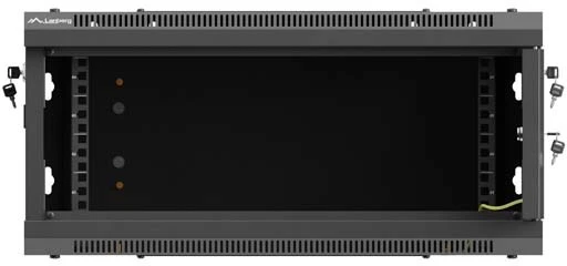 Lanberg Sieninė instaliacinė spintelė 19" 4U 600X600 | WF01-6604-23B | Juodas
