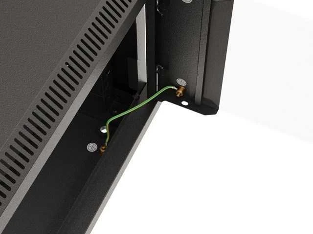 Lanberg WF03-5309-10B rack spintelė 9U Sieninis stovas Juodas