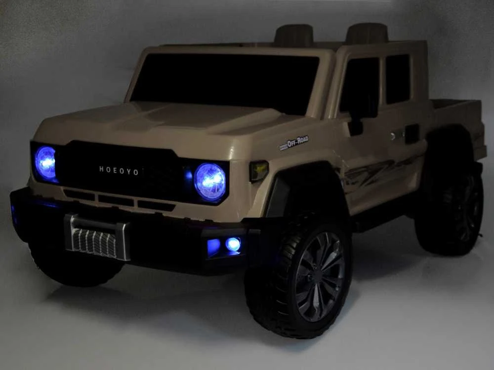 Jokomisiada Didelis akumuliatorinis elektrinis automobilis vaikams, 2 asmenų, 4x4 dėžė, PA0329