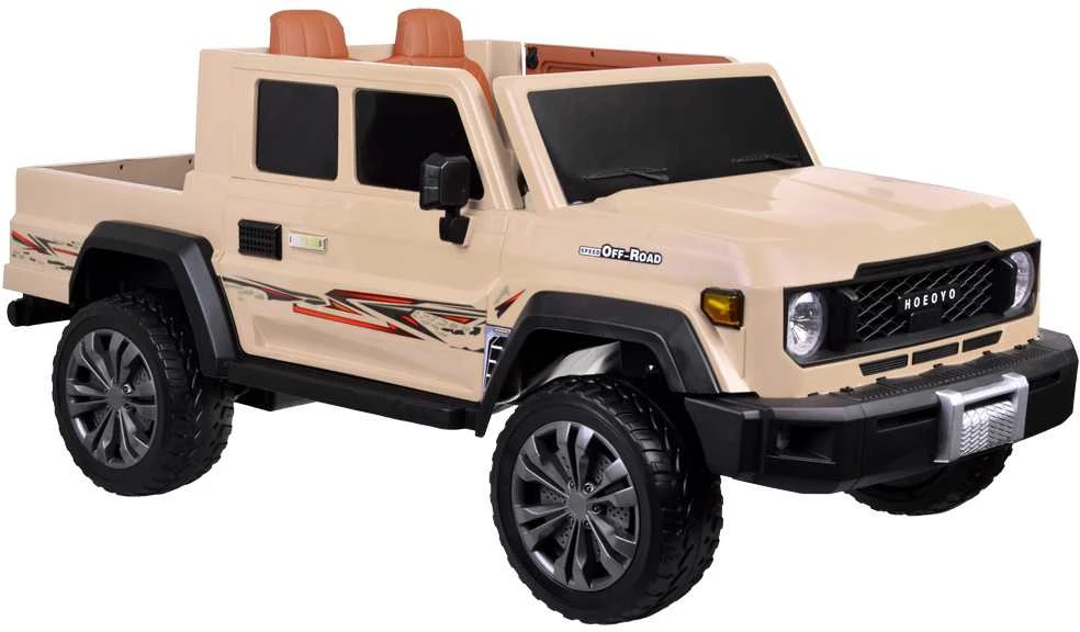 Jokomisiada Didelis akumuliatorinis elektrinis automobilis vaikams, 2 asmenų, 4x4 dėžė, PA0329