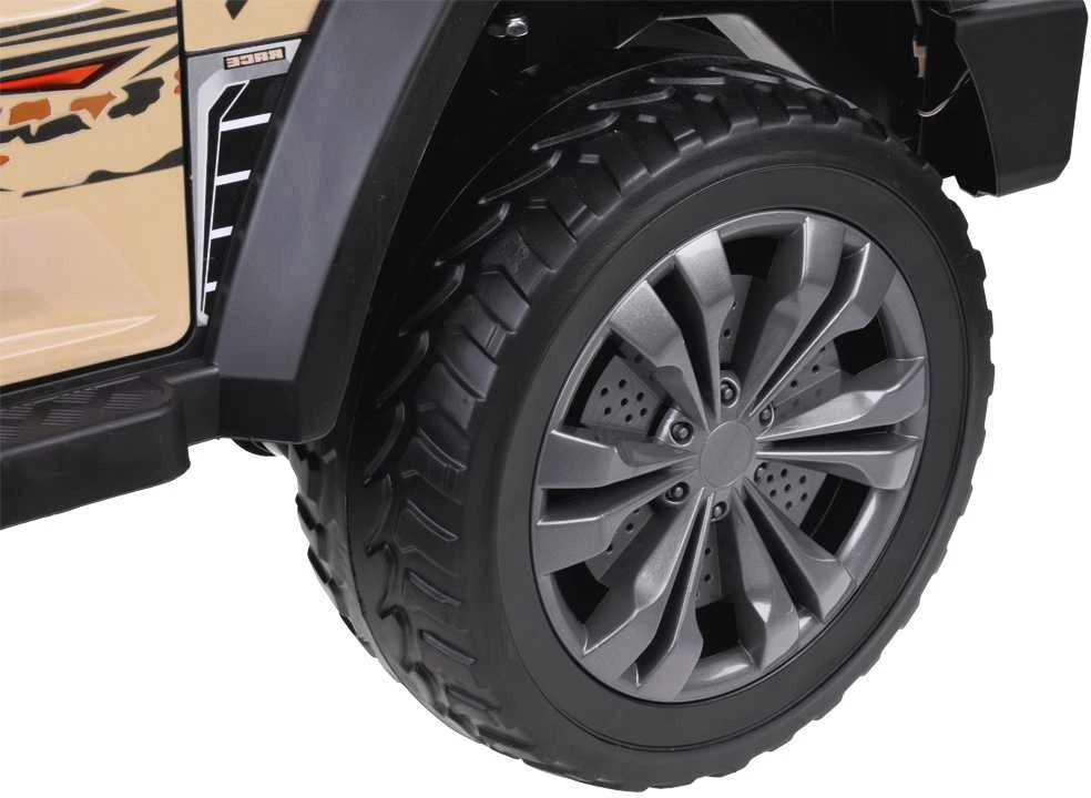 Jokomisiada Didelis akumuliatorinis elektrinis automobilis vaikams, 2 asmenų, 4x4 dėžė, PA0329