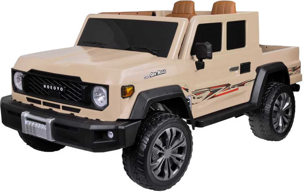 Jokomisiada Didelis akumuliatorinis elektrinis automobilis vaikams, 2 asmenų, 4x4 dėžė, PA0329