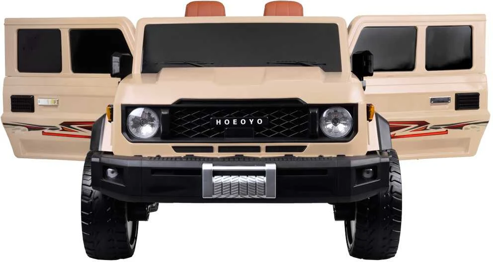 Jokomisiada Didelis akumuliatorinis elektrinis automobilis vaikams, 2 asmenų, 4x4 dėžė, PA0329