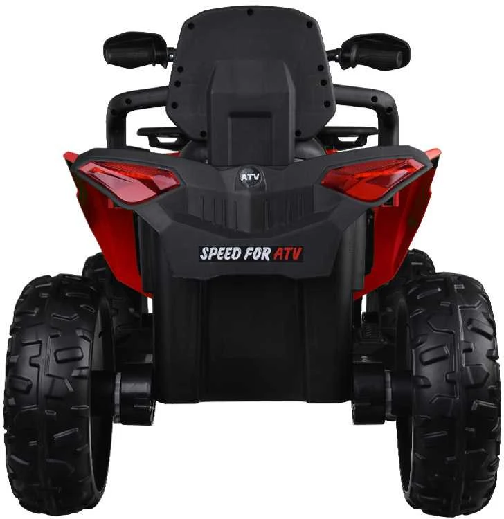 Jokomisiada Large battery-powered quad for kids 4x4 PA0328 Raudona