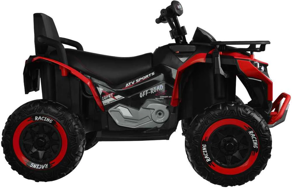 Jokomisiada Large battery-powered quad for kids 4x4 PA0328 Raudona