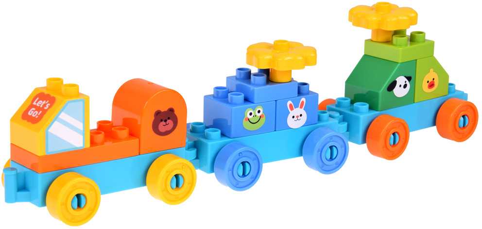 Jokomisiada Large colorful blocks Amusement park Playground slides 235pcs ZA5588