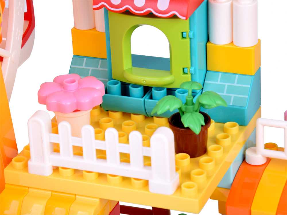 Jokomisiada Large colorful blocks Amusement park Playground slides 235pcs ZA5588