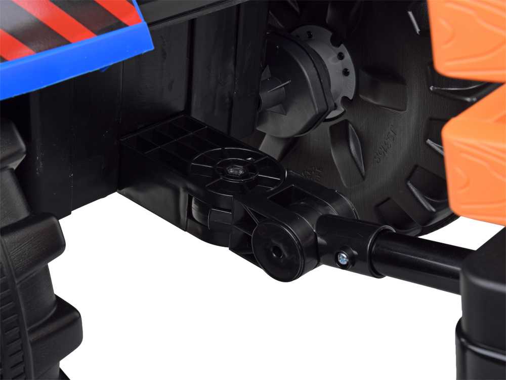 Jokomisiada Large electric TRACTOR battery operated for children trailer bucket PA0320