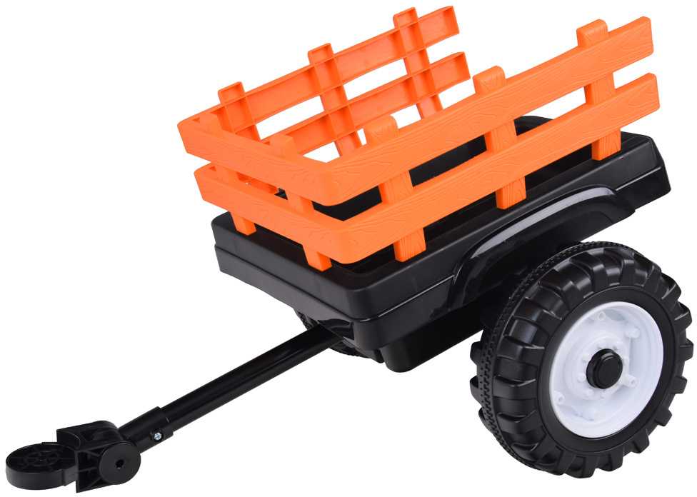Jokomisiada Large electric TRACTOR battery operated for children trailer bucket PA0320