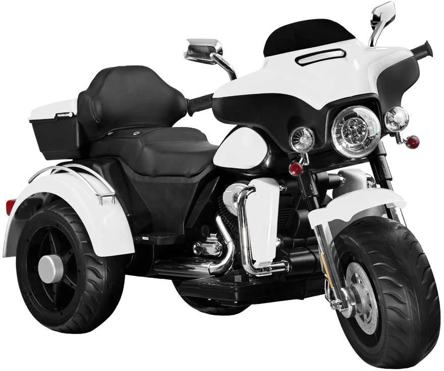Jokomisiada Akumuliatorinis motociklas vaikams Chopper PA0254 | spalva: balta