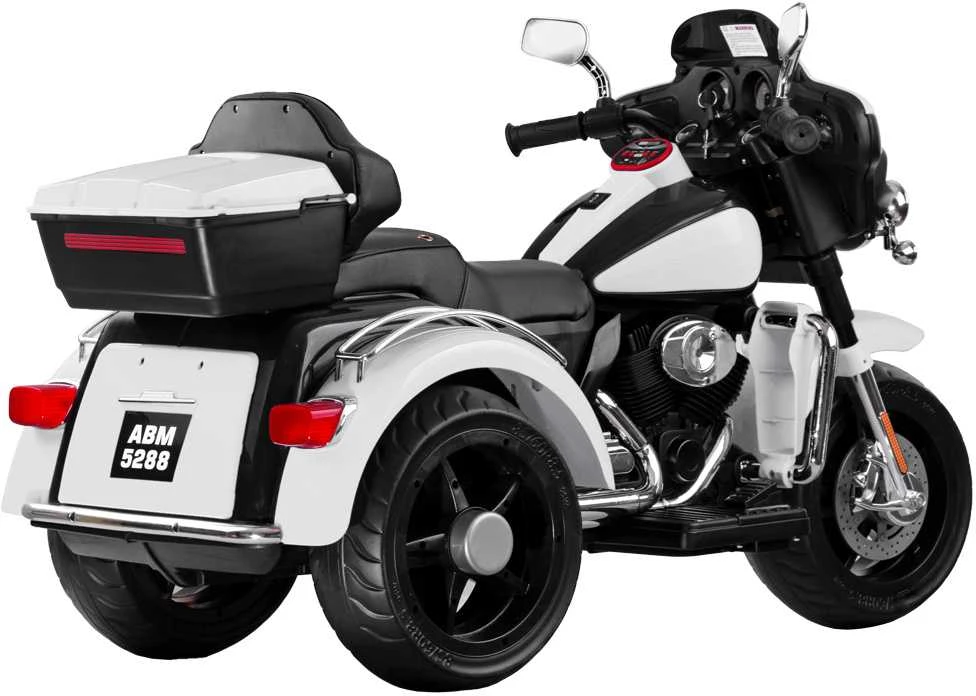 Jokomisiada Akumuliatorinis motociklas vaikams Chopper PA0254 | spalva: balta